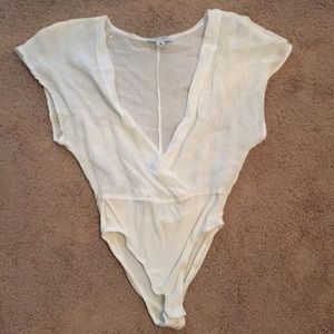White onesie top